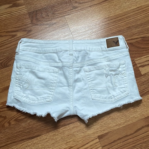 White Denim Jean Shorts - Picture 2 of 4